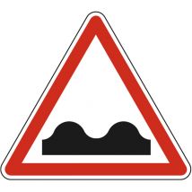 Panneau de signalisation danger - Cassis ou dos-d'âne - Triangulaire - Gamme Ecolign - Classe 1 - 500mm