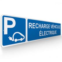 Decoho - Panneau de signalisation pour parking · Emplacement Recharge Véhicule Electrique - 48 x 10 cm
