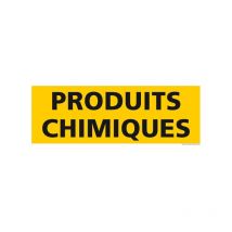 Signaletique.biz France - panneau de signalisation produits chimiques (C1289) - Aluminium 2 mm - 210 x 75 mm