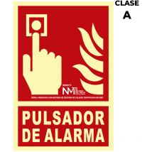 Normaluz - Panneau d'extinction 'pulsador de alarma' classe a (pvc 1mm) 21x30cm
