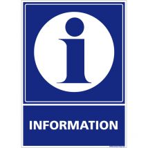 Signaletique.biz France - Panneau d'information et d'accueil de site. Signalisation Information et Accueil. Autocollant, pvc, Alu - Plastique pvc 1,5