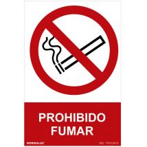 Panneau D'interdiction ''prohibido Fumar'' (pvc 0.7mm) 30x40cm