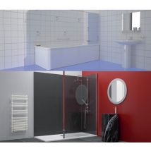 Lazer - Panneau Douche Decofast Pack Base 2P + Profilés Gris Anthracite