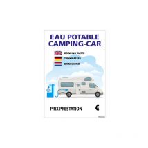 Signaletique.biz France - panneau eau potable camping-car personnalisable (H0454) - Adhésif - 150 x 210 mm