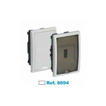 Solera - Panneau électrique encastré 4 éléments blanc Arelos 8694