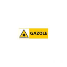 Panneau GAZOLE(C0404) - Aluminium 2 mm - 210 x 75 mm