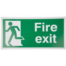 Panneau issue de secours Rs Pro Fire Exit', pvc ( Prix pour 1 )