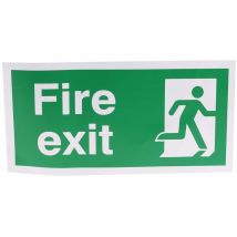 Panneau issue de secours Rs Pro Fire Exit', Vinyle Etiquette ( Prix pour 1 )