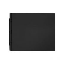 Polysan - Panneau latéral plain 100x59cm, noir mat