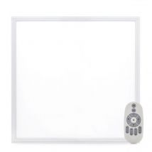 Greenice - Panneau led Superslim 36W 3600Lm 60x60Cm Cadre Blanc Télécommande (Intensité-Cct) 40 000H [HO-PANMB59559536W-RC]