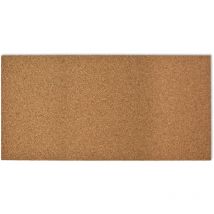 Decosa - Liège panneau - non-traité - épaisseur 10 mm - 1 m x 0,5 m x 10 mm - 10 panneaux (=7,5 m2) - Marron