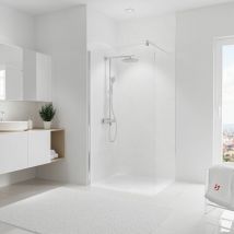 Schulte - Panneau mural 100 x 255 cm Marbre, revêtement pour douche et salle de bain, DécoDesign décor