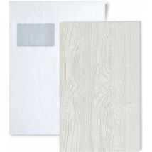 Wallface - 1 échantillon S-24950 dakota Snow White structure Collection échantillon Panneau mural au format A5