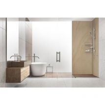 Rothalux - Panneau mural vipanel Rénovation rapide pour salle de bain, pierre beige mat 100 x 255 cm, ep. 3 mm