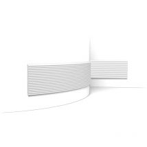 Orac - WX210F reed - Panneau Revêtement Mural Décoratif 3d 200 x 25.5 x1,3 cm (l x l x h) Decor