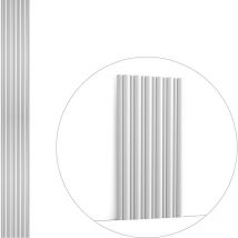 WX211 flute - Panneau Revêtement Mural Décoratif 3d 200 x 25.5 x1,7 cm (l x l x h) Orac Decor 260 cm / Carton complet