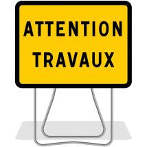 Nadia Signalisation - panneau de signalisation KC1 attention travaux 800X600MM classe 1 KC122P800X600CLT nadia