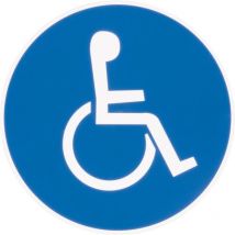 Novap - Panneau Handicapés (logo) - Rigide Ø300mm - 4060781