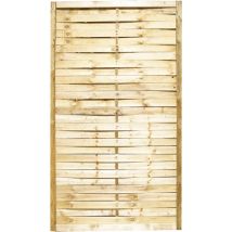Panneau Pare-vent En Bois De Pin Impre'gne' E'Cran 90x180 Cm Pour Les Espaces Exte'rieurs Jardins Piscines Terrasses Garantit L'Intimite'