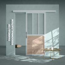 Mon Marché Déco - Panneau Personnalisation - Porte Atelier - Denver