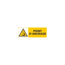 Panneau point d'ancrage (C0440) - Adhésif - 350 x 125 mm