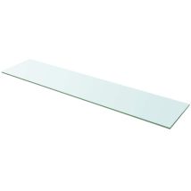 Panneau pour étagère Verre transparent 110 x 25 cm