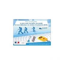 Panneau preventif pour le hors-piste (H0373) - Adhésif - 300 x 210 mm