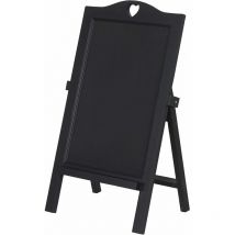 Panneau publicitaire HHG-003, 66x39x33cm, noir