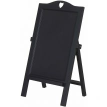 Panneau publicitaire tableau noir panneau décoratif 66x39x33cm 040004308