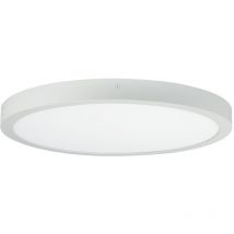 Sulion - Panneau rond led 45W 50x50 Réglable en température de couleur et en intensité (avec télécommande incluse)