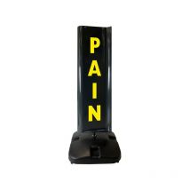 Interface Plv - Panneau rotatif double face 'pain - ouvert' de dimensions 133 x 50 cm
