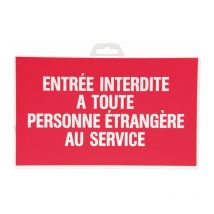 Panneau de signalisation rectangulaire
