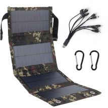 Panneau solaire pliable 20W, chargeur de cellules Portable en silicium monocristallin, sortie usb, étanche IP65