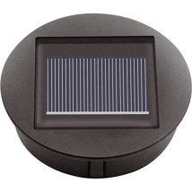 Feiyue - Panneau solaire rond étanche, compatible avec les lanternes solaires suspendues d'extérieur.