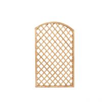 Wellton Sp.zo.o. - Panneau grillage' cintre' en bois de pin impre'gne' 120x180 cm pour terrasse de jardin exte'rieur