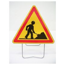 Nadia Signalisation - Panneau Triangulaire De Signalisation 1000 Mm Ci T1- ''Chantier Mobile''