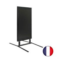 Panneau trottoir sur ressorts dimensions 128 x 65 cm cadre bois couleur noir - Fabrication française