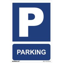 Panneau Utilisation Obligatoire ''Parking'' (pvc 0.7mm) 30x40cm