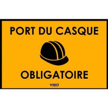 Panneau viso - Port du casque obligatoire - 300 x 200 mm - PAKI300CAS