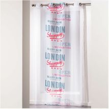 Panneau Voile - Oeillets - 140 X 240 Cm - Girly London - Multicolore