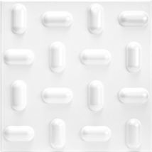 Panneaux 3D 50x50cm - Styrofoam eps, isolant acoustique - tous les modèles: Tabs, 2 mètres carrés
