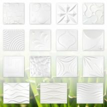 Panneaux 3D, produit 100% naturel - stable et isolant - tous les modèles / formules d'épargne: Rattan - 60x60cm, 3 mètres carrés