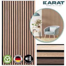 Panneaux acoustiques aspect bois, 3 designs, 118 x 60 cm Red Oak