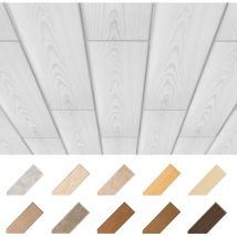 Panneaux de plafond en polystyrène xps nombreux motifs et couleurs: P-01 Hêtre clair, max. Forfait (meilleur prix)