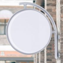 Panneaux Lumineux Caisson Lumineux Rond à led Éclairage extérieur Éclairage extérieur à Del Caisson Lumineux d'affichage de Logo pour Avion Rond
