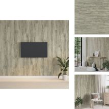 Panneaux muraux Aspect bois Gris pvc 2,06 m² - Panneau Mural - Revêtement Mural - Décorations Murales - Lambris Pvc - Décoration Intérieure