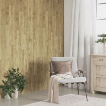 Panneaux muraux Aspect bois Marron pvc 4,12 m²