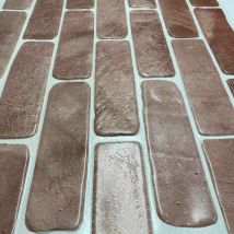 Eternal Parquet - Pannelli 3D Rivestimento a parete in pvc effetto mattoni antichi Realistici e isolanti.