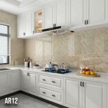 Eternalparquet - Pannelli in pvc Autoadesivi Effetto Marmo/Granito 60x30xcm Lussuosi, isolanti, idrorepellenti, ignifughi-AR-12 (30x60cm)