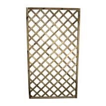 Lasa - Pannello Grigliato Giardino In Legno Impregnato 90xh180 Cm 1 Pz